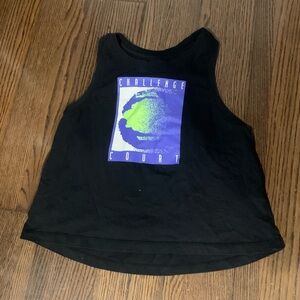 Nike Challenge Court Black Tank with Vibrant Graphic Size L